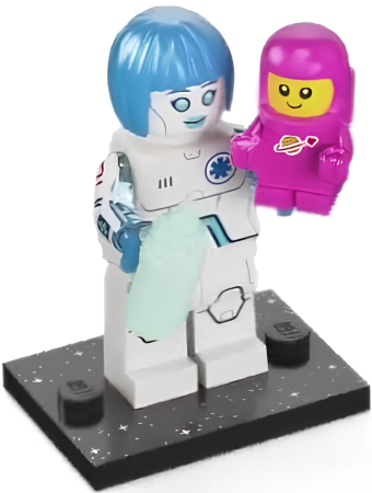 Минифигурка Lego 71046 Nurse Android, Series 26 col26-6 U